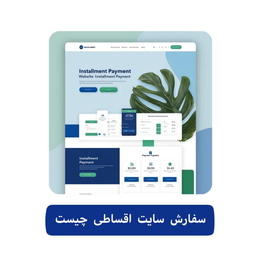 سفارش اقساطی طراحی سایت 5 سفارش سایت اقساطی چیست ارینتک - مشاوره رایگان