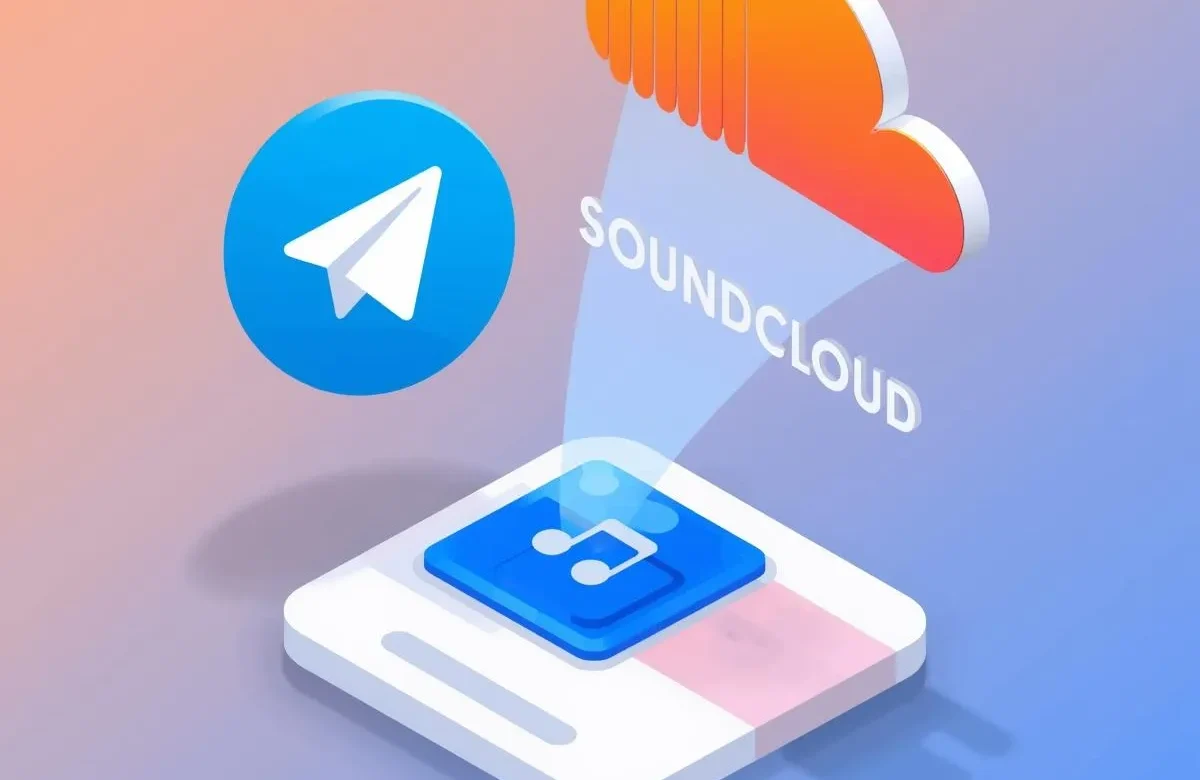 ربات تلگرام دانلود از ساندکلود 🎵