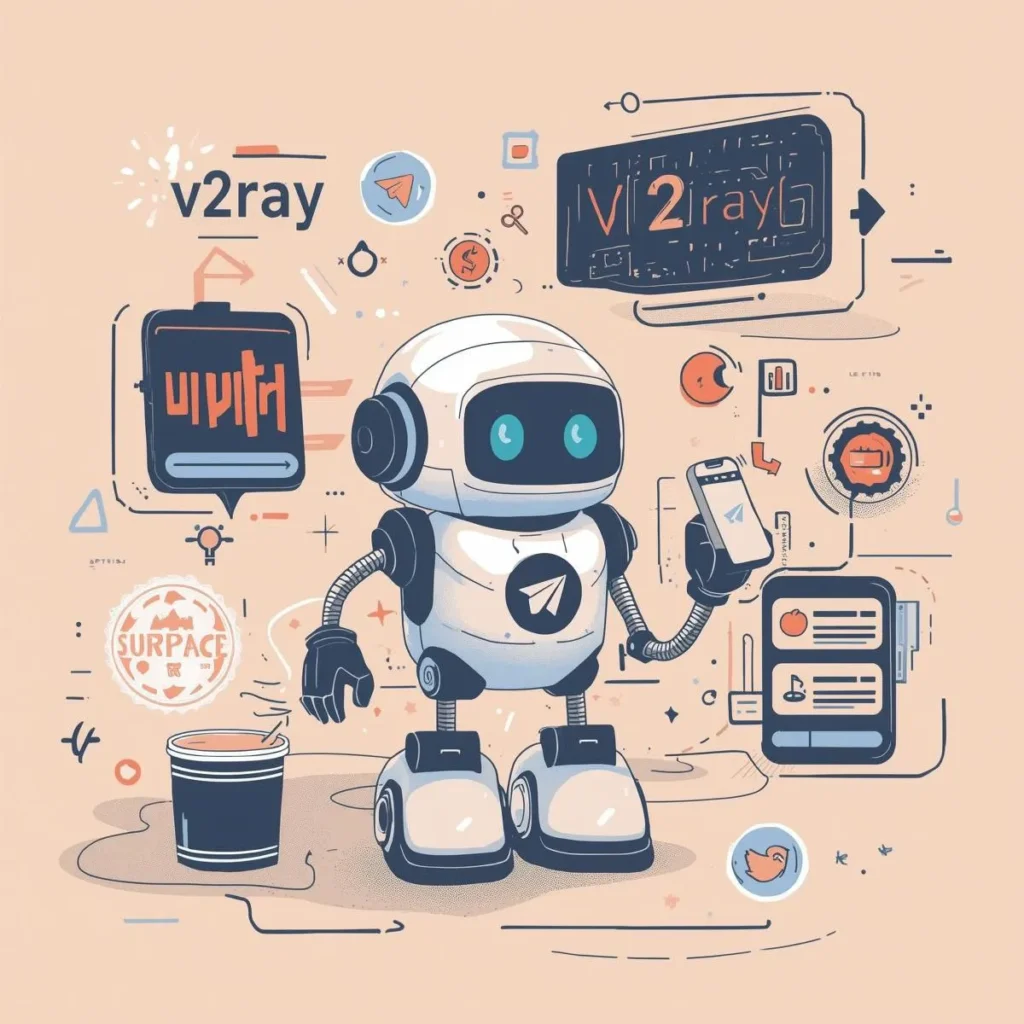 خرید ربات تلگرام v2ray ارزان 2 قیمت ربات تلگرام V2Ray